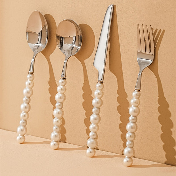 Pearl Essence Silver Cutlery Set
