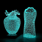 Luminous Starry Glass Vase