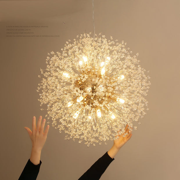 Crystal Sprout LED Chandelier