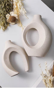 Nordic Snuggle Ceramic Vase Set