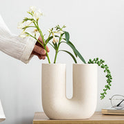 Nordic U-Shape Ceramic Vase