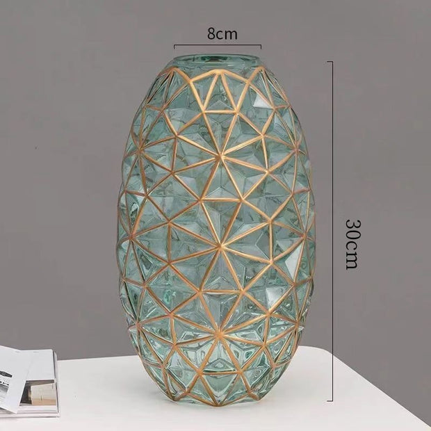 Nordic Light Crystal Glass Vase