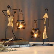 African Wrought Iron Candle Holder-A-Re-magined-home_decor