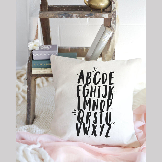Alphabet Baby Cotton Canvas Pillow Cover-Re-magined-home_decor