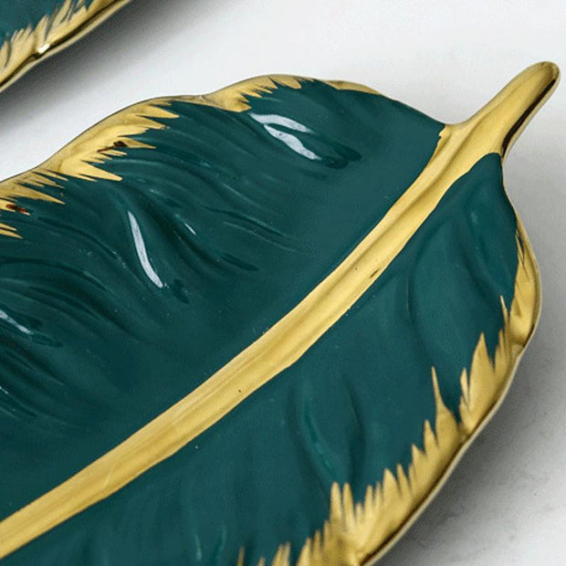 Banana Leaf Jewelry Tray-Green-S-Re-magined-home_decor