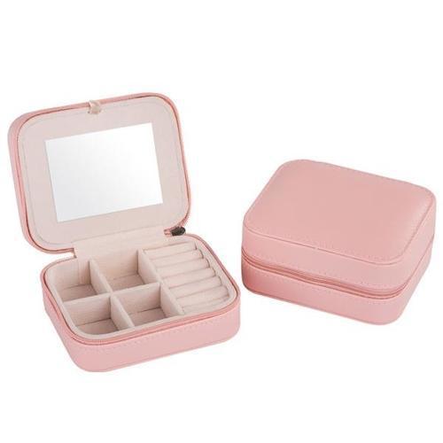 Compact Jewelry Box-POWDER PINK-Re-magined-home_decor