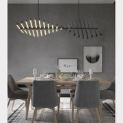 Contemporary Chandelier-Black (Dimmable)-10 Heads (48x47cm)-Re-magined-home_decor