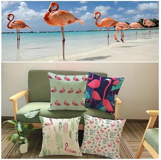 Fabulous Flamingos Cushion Covers-Design A-Re-magined-home_decor
