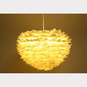 Feather Pendant Lamp-Diameter 30cm-Warm Light-Re-magined-home_decor