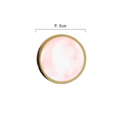 Gold Dipped Coasters-Pink Round 2-Re-magined-home_decor