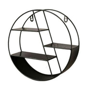 Iron Grid Shelf-Black A-Re-magined-home_decor