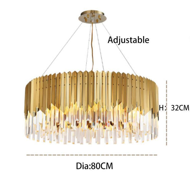 Luxe Gold Hanging Light-Diameter 80CM-Re-magined-home_decor