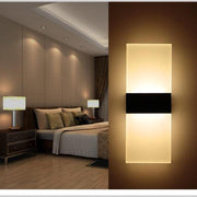 Modern Wall Light-Round Black-14CM, Warm White-Re-magined-home_decor