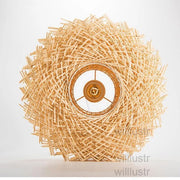 Nest Wicker Pendant Light-Coffee-Diameter 30cm-Re-magined-home_decor