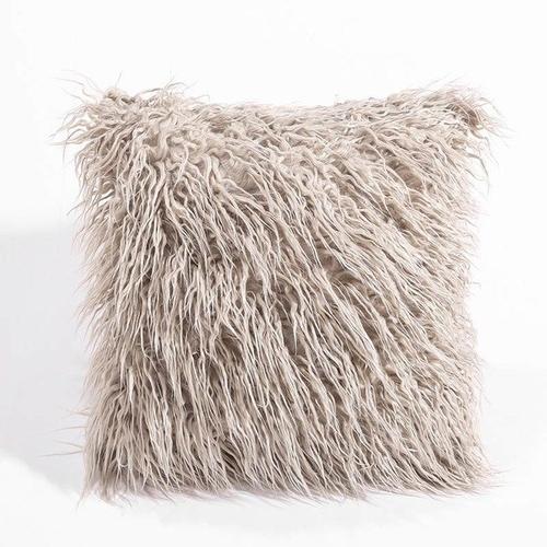 Plush Cushion Covers-Khaki-Re-magined-home_decor