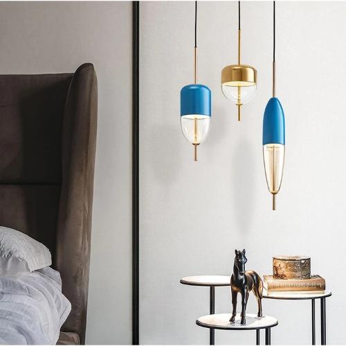 Post Modern Hanging Light-Gold-Shape A (D10XH58cm)-Re-magined-home_decor