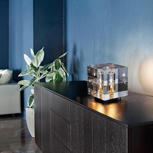 Postmodern Crystal Table Lamp-Medium (D10cm x H32cm)-Warm White-Re-magined-home_decor