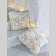 Square Sheepskin Cushion-30 x 30-Black-Re-magined-home_decor
