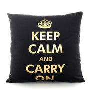 Touch of Gold Cushion Covers-KEEP CALM-Re-magined-home_decor