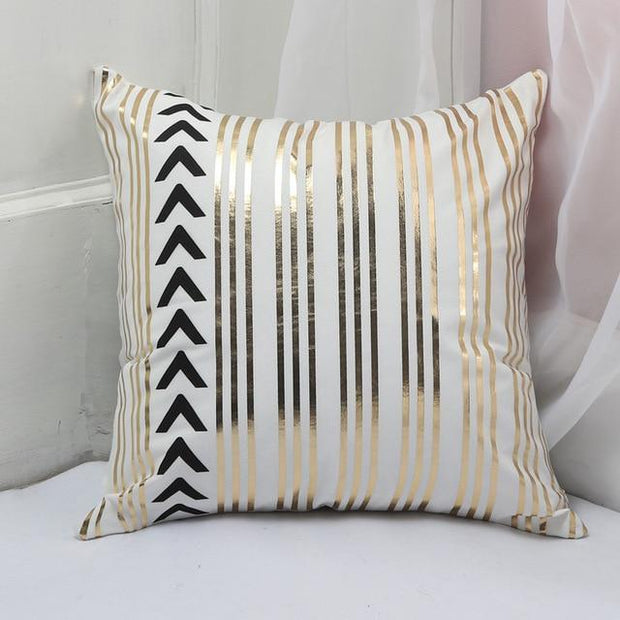 Touch of Gold Cushion Covers-LINES-Re-magined-home_decor