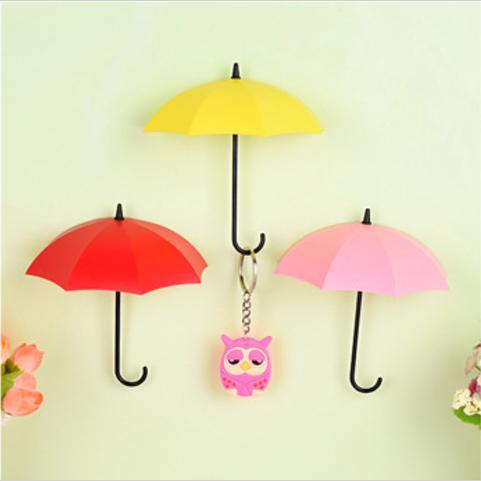 Umbrella Key Hangers-red yellow pink-Re-magined-home_decor