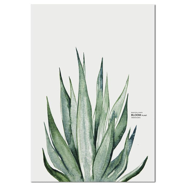 Watercolor Plants Canvas-15x20cm No Frame-Picture 4-Re-magined-home_decor